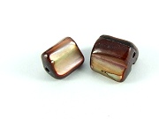Braune Muschelperle von Aperlea