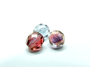 Schliffperle rot gold von Aperlea