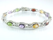 Silber Armband Multicolor von Aperlea