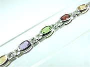 Silber Armband Multicolor von Aperlea