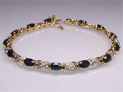Saphir Armband von Aperlea