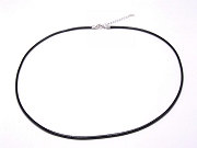 Stoffkette mit Silberverschluss von Aperlea