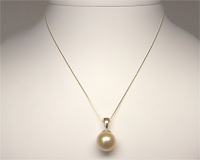 Perlen Goldkette - Aperlea