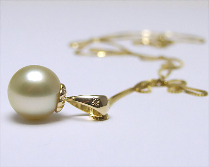Perlen Goldkette - Aperlea