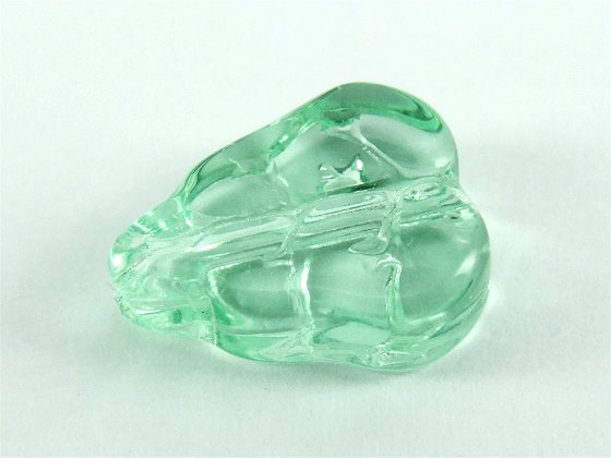 Glasperle Blatt von Aperlea