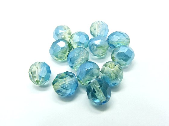 Schliffperlen blau von Aperlea