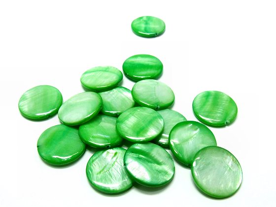Muschelperle grün von Aperlea