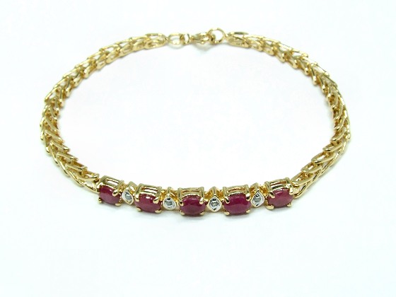 Silberarmband vergoldet von Aperlea