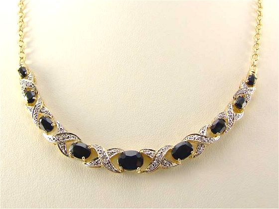 Saphir Collier von Aperlea