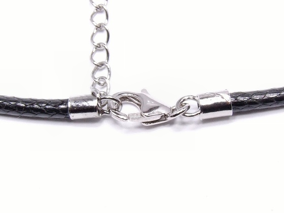 Stoffkette mit Silberverschluss von Aperlea